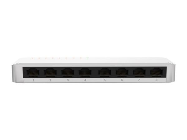 Imagen de Nexxt Infrastructure - Switch - Gigabit Ethernet - 8 x 10/100/1000 - 1 Gigabit Ethernet - Essential Naxos 801-G 110/220V