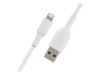 Imagen de Belkin BoostCharge - Cable Lightning - Lightning macho a USB macho - 2 m - blanco