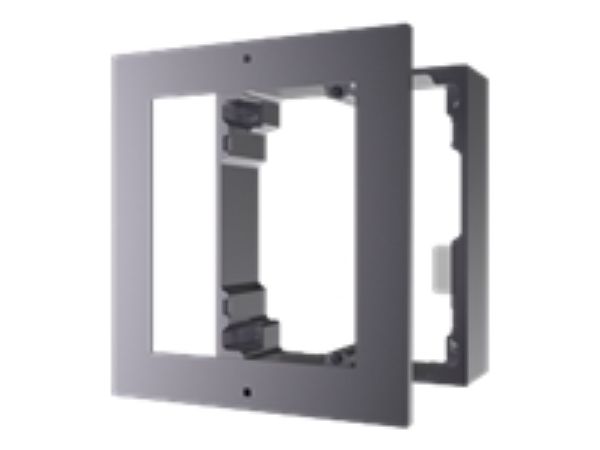 Imagen de Hikvision DS-KD-ACW - Kit de montaje (marco, tornillos, panel frontal) - para sistema de intercomunicación de vídeo - aluminio para aviación - se puede instalar en la pared