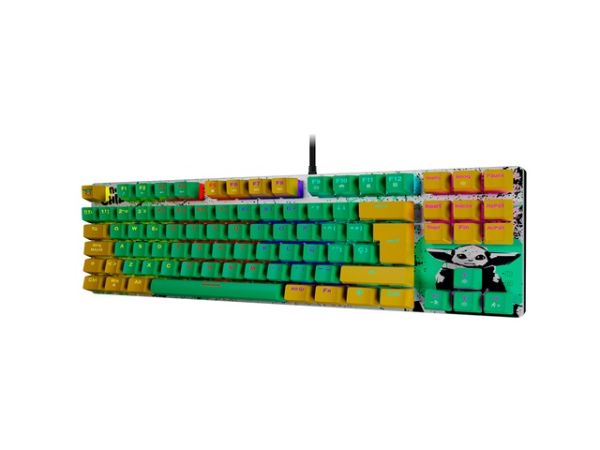 Imagen de Primus Gaming - Keyboard - Wired - Spanish - USB - Ergonomic Design - Grogu Brown