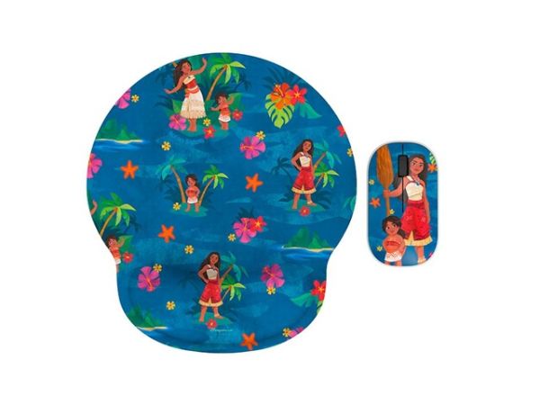 Imagen de Xtech - XTM-DKT3MO - Mouse and mouse pad kit - 2.4 GHz - Wireless - Moana 2 KT3MO - Disney Moana 2 and sister