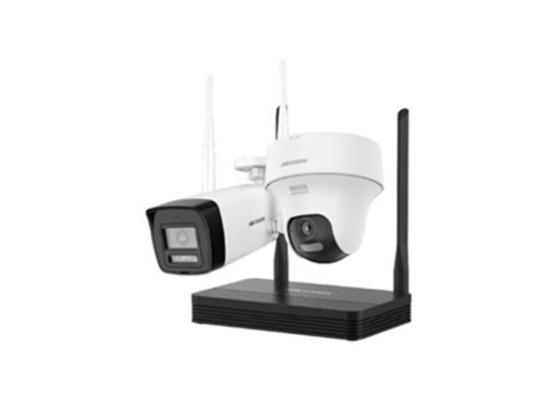 Imagen de Hikvision - Surveillance camera - Indoor / Outdoor - 2MP H.265 One bullet + One tu