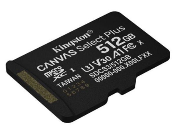 Imagen de Kingston - Flash memory card - microSDHC - 512GB microSDXC Canvas Select