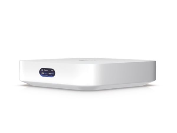 Imagen de Ubiquiti UniFi - Router – Inalámbrico - Material de la carcasa: Policarbonato - Interfaz de gestión: Ethernet Bluetooth - Interfaz de red LAN: (1) puerto GbE RJ45 - WAN: (1) puerto GbE RJ45 - Método de alimentación: USB tipo C (5 V CC/3A) - MIMO: 2,4 GHz/ 5 GHz 2 x 2 (DL/UL MU-MIMO) 2 x 2 (DL/UL MU-MIMO) - Tasa de rendimiento: 2,4 GHz 5 GHz 573,5 Mbps 2,4 Gbps - Ganancia de antena: 2.4 GHz 5 GHz 4