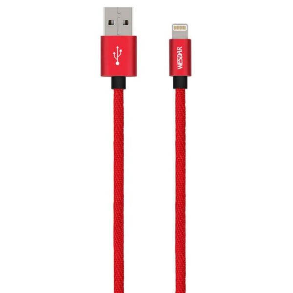 Imagen de Cable Wesdar T1 Spokane Shockers Para Iphone Red