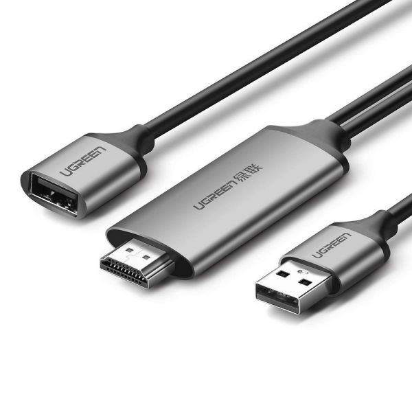 Imagen de Cable Ugreen Usb A Hdmi Ugreen 1.5m Gray