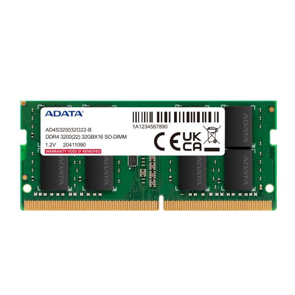 Imagen de Memoria RAM 32GB DDR4 3200 SODIMM Notebook ADATA Premier