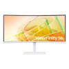 Imagen de Samsung 34" Curvo ViewFinity S6 100Hz BLANCO UWQHD Thunderbolt LS34C654