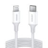 Imagen de Ugreen Cable Lightning A Tipo C White 1m