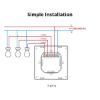 Imagen de Interruptor Int. Sonoff M5 2 Gang Matter Blanco