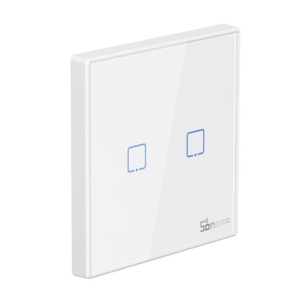 Imagen de Interruptor Adhesivo Sonoff T2eu2c-rf Rf 2 Canales
