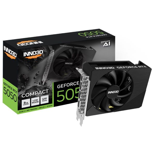 Imagen de Tarjeta Video GeForce RTX 5050 Compact 8GB GDDR6 Inno3d
