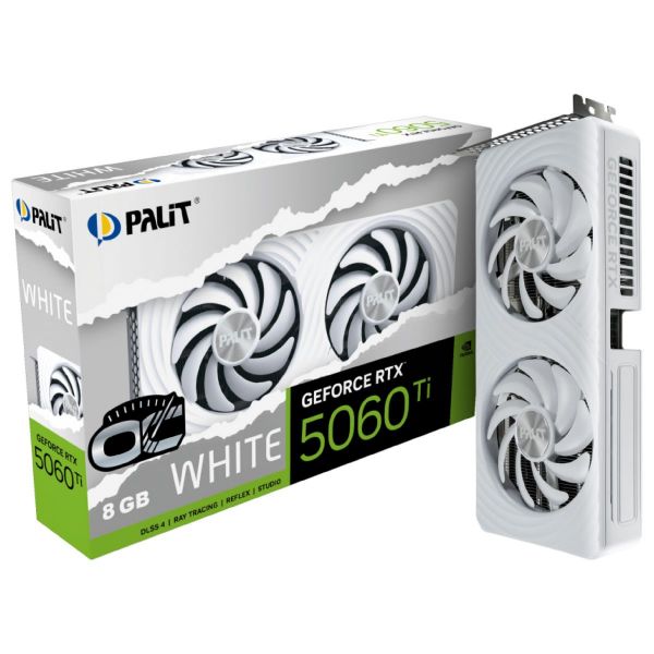 Imagen de Tarjeta Palit Geforce Rtx 5060ti White 8gb Gddr7