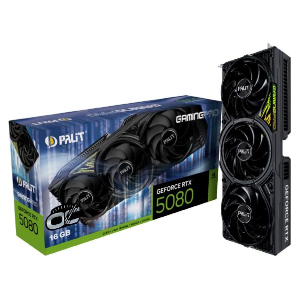 Imagen de Tarjeta Palit Geforce Rtx 5080 Gamingpro Oc 16gb D