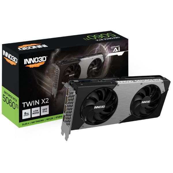 Imagen de Tarjeta Inno3d Geforce Rtx 5060 Ti Twin X2 8gb D7