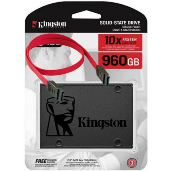 Imagen de Kingston A400 - SSD - 960 GB - interno - 2.5" - SATA 6Gb/s
