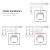 Imagen de Interruptor Sonoff M5 1 Gang Matter Gris