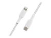 Imagen de Belkin BOOST CHARGE - Cable Lightning - USB-C (M) a Lightning (M) - 1 m - blanco - suministro de potencia USB (18W) - para Apple iPad/iPhone/iPod (Lightning)