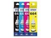 Imagen de Epson T664 - Magenta - original - cartucho de tinta - para Epson L380, L386, L395, L495; EcoTank ET-2600, 2650, L1455, L396, L606, L656