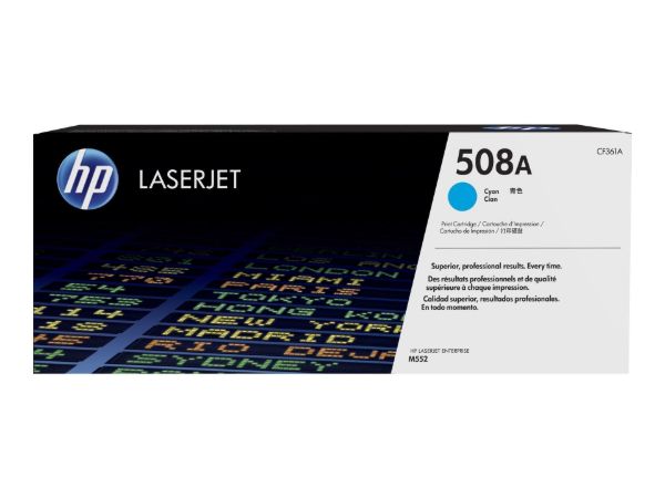 Imagen de HP 508A Toner Original Cián LaserJet(CF361A)
