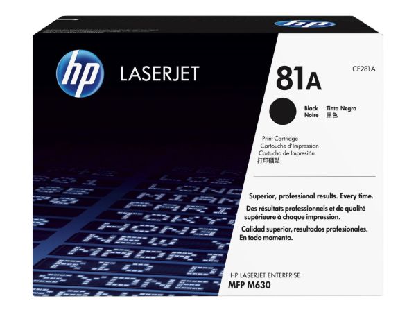 Imagen de HP 81A Toner Original Negro LaserJet(CF281A)