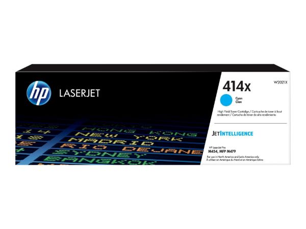 Imagen de HP 414X Toner Original Cián LaserJet(W2021X)