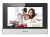 Imagen de Hikvision DS-KH6320-WTE1 - Sistema de intercomunicación de vídeo - inalámbrico, cableado - LAN 10/100, 802.11b, 802.11g, 802.11n - 7" monitor LCD