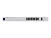 Imagen de Ubiquiti UniFi Switch USW-16-POE - Conmutador - Gestionado - 16 x 10/100/1000 (8 PoE+) + 2 x Gigabit SFP - sobremesa, montaje en rack - PoE+ (42 W)