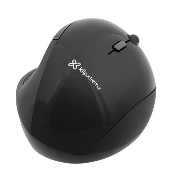 Imagen de Klip Xtreme - Mouse - 2.4 GHz - Wireless - Black - Ergonomic