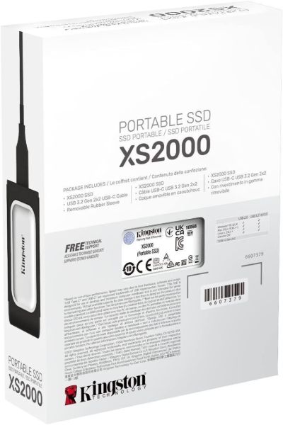 Imagen de Kingston SSD Externo 2TB USB SXS2000/2000G