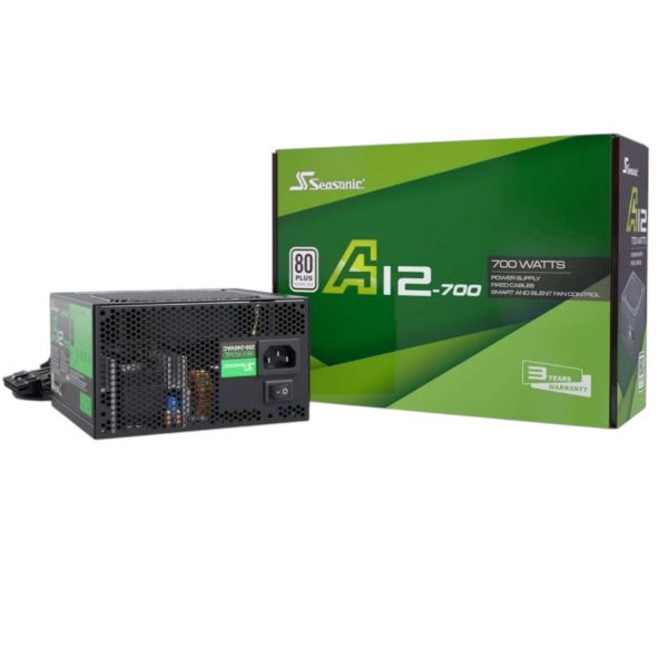 Imagen de Seasonic A12‑700 700W 80+ White Power Supply (SSR-700RA)