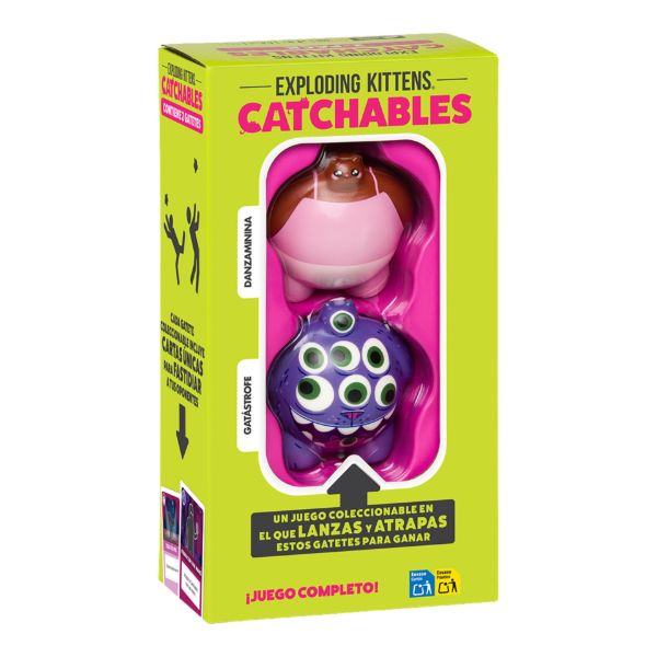 Imagen de Juego De Mesa Asmodee Exploding Kittens: Catchables 2 Pack 3 +8