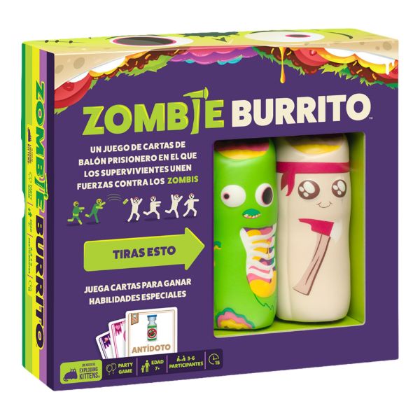 Imagen de Juego De Mesa Asmodee Zombie Burrito +7