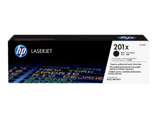 Imagen de HP 201X Toner Original Negro Alto rendimiento LaserJet(CF400X)