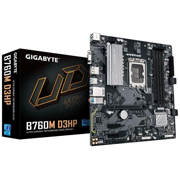 Imagen de Gigabyte B760M D3HP DDR4 INTEL LGA1700 Micro ATX