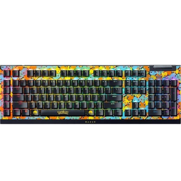 Imagen de Teclado Mecánico Razer BlackWidow V4 X Pokemon RGB Green