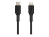 Imagen de Belkin BOOST CHARGE - Cable Lightning - USB-C (M) a Lightning (M) - 1 m - negro - suministro de potencia USB (18W) - para Apple iPad/iPhone/iPod (Lightning)