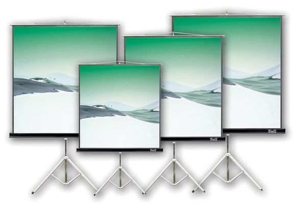 Imagen de Klip Xtreme KPS-102B - Pantalla de proyección con trípode - 86 pulgada ( 218 cm ) - 4:3 - Matte White - negro