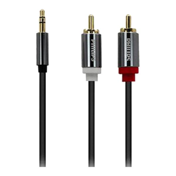Imagen de Cable de Audio Philips Swa4111/59 3,5mm a 2RCA 2mt