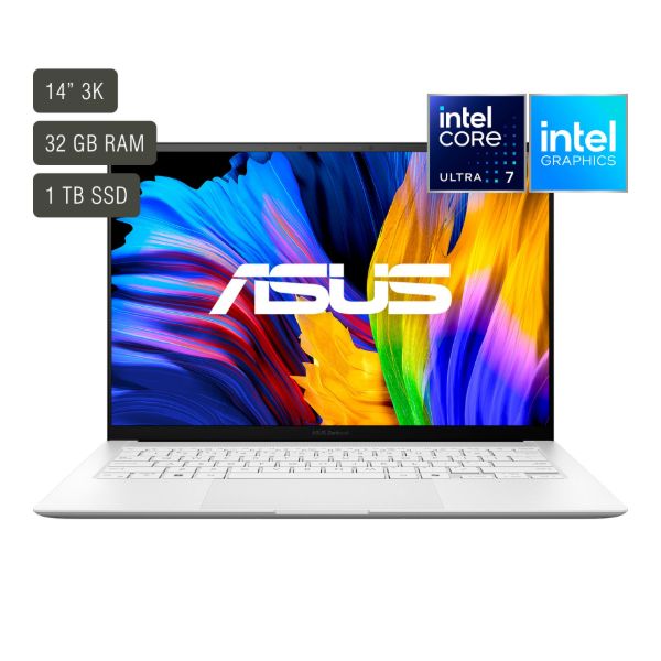 Imagen de Notebook Asus Zenbook 14'' Táctil Oled Ultra 7 32gb 1tb Win11
