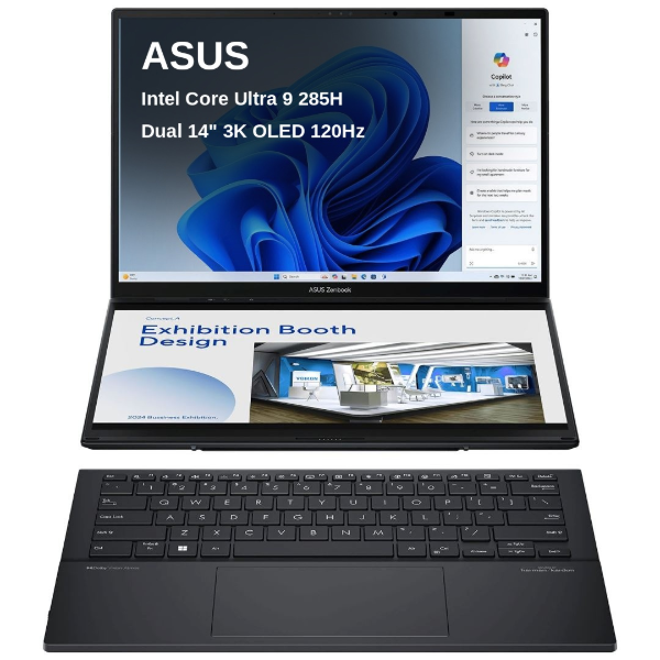 Imagen de Notebook Asus Zenbook Duo Ultra 9 32GB 1TB Dual 14'' 3K OLED
