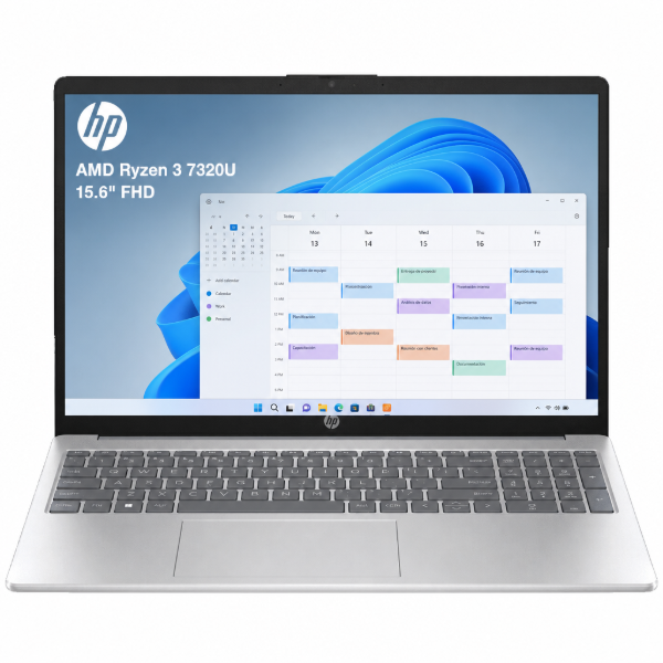 Imagen de Notebook HP 15 Ryzen 3 7320U 8GB 512GB Español