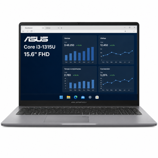 Imagen de Notebook Asus ExpertBook Core i3-1315U 8GB 512GB Win11 Pro