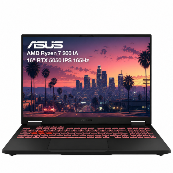 Imagen de Notebook Gamer Asus TUF A16 Ryzen 7 260 16GB 512GB RTX 5050